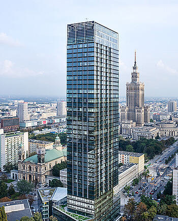 Twarda Tower Warsaw, Poland