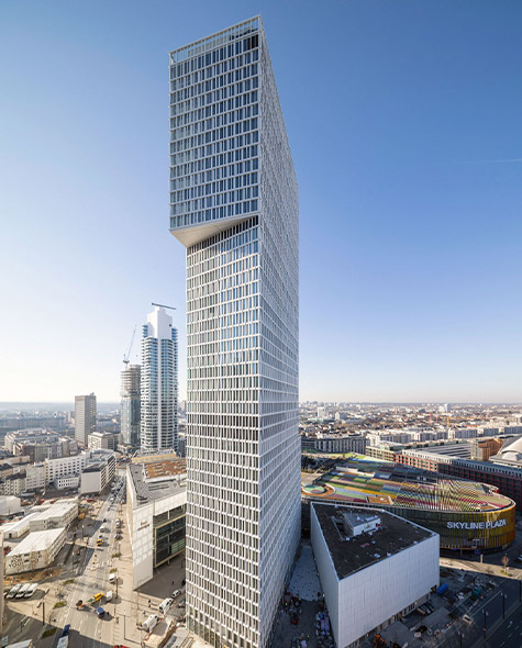 Unitised system façade – Tower ONE